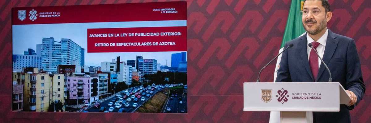 ANUNCIA BATRES RETIRO DE MIL 26 ESPECTACULARES DE AZOTEA