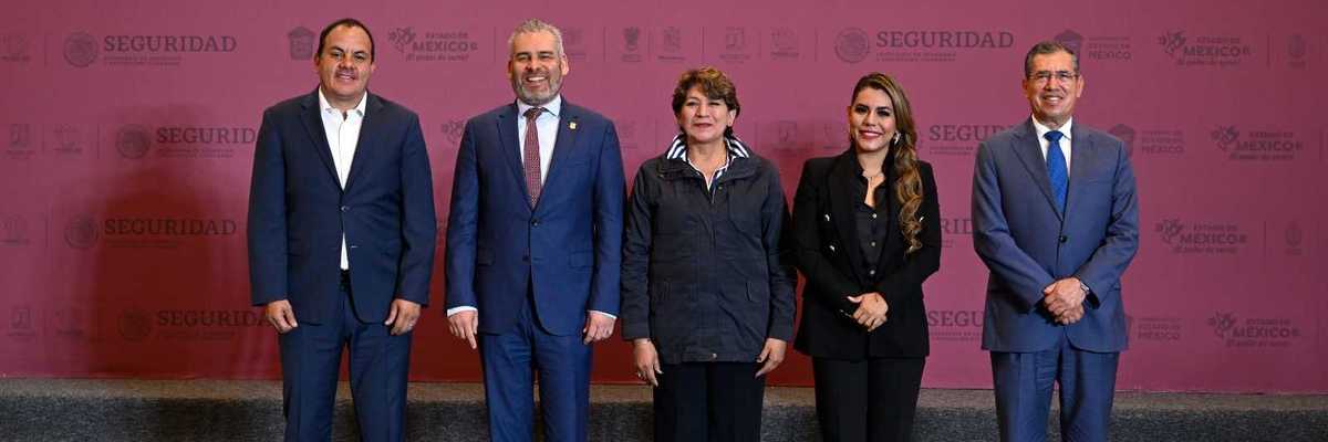 Gobernadoras y Gobernadores del Estado de México, Guerrero, Michoacán y Morelos instalan Mesa Interestatal de Paz