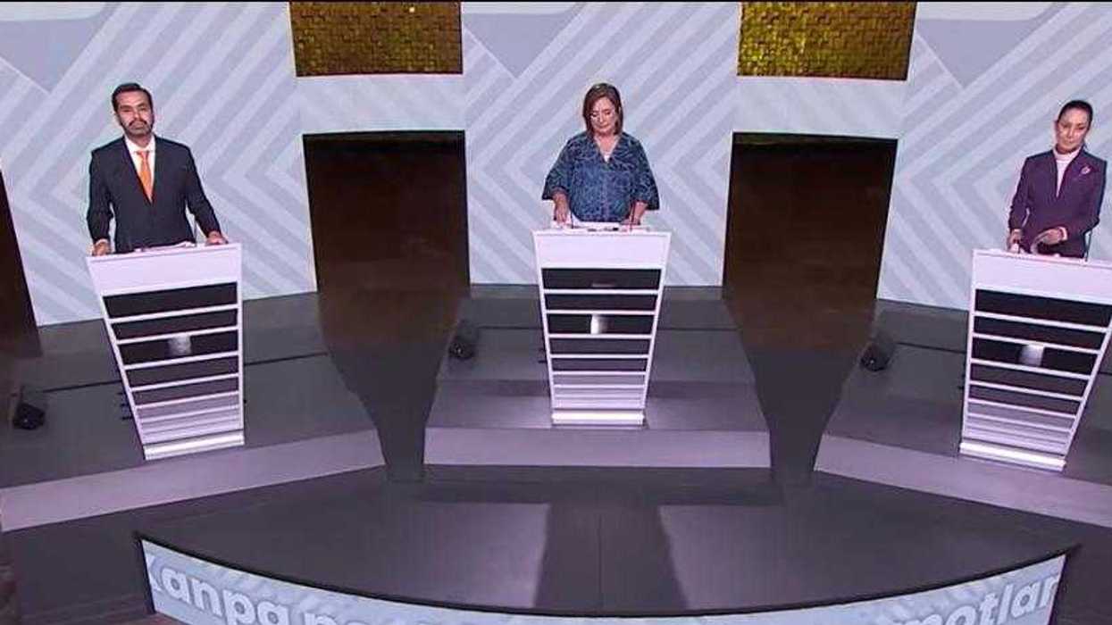 Acusaciones, señalamientos, denuncia y más pancartas... así fue el último debate presidencial