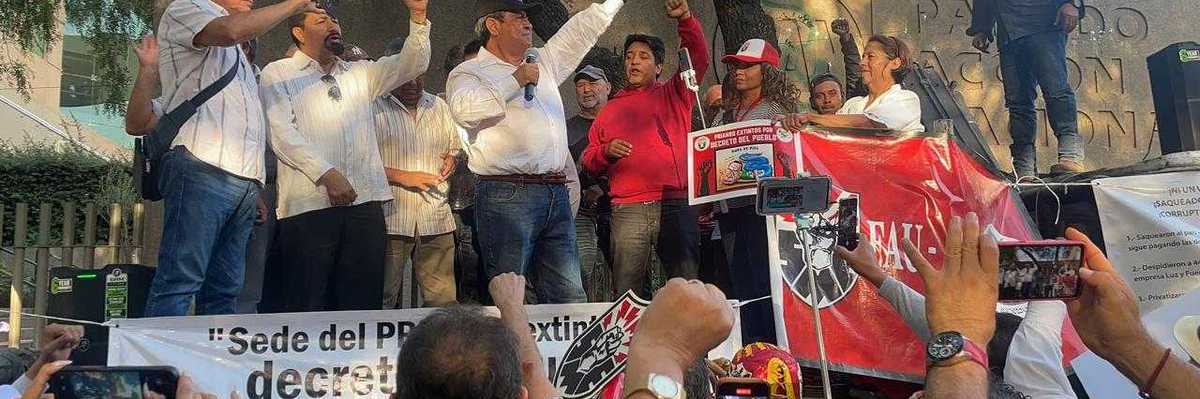 El 2 de junio cobraremos cuentas pendientes al PAN: ex electricistas piden voto por Sheinbaum