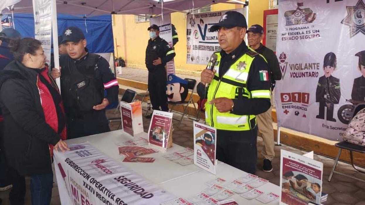 Realizan Secretaría de Segurudad del estado de México, SEDENA Guardia Nacional y ayuntamiento de Coacalco feria de segurudad