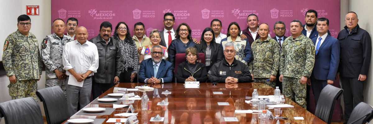 Gobernadora Delfina Gómez Álvarez encabeza reunión “Estrategia Operativa Oriente” con alcaldes del Estado de México