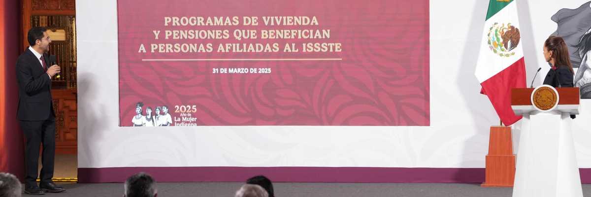 Firma Sheinbaum decreto para congelar; aplicar quitas; reducir intereses y condonar créditos impagables del FOVISSSTE