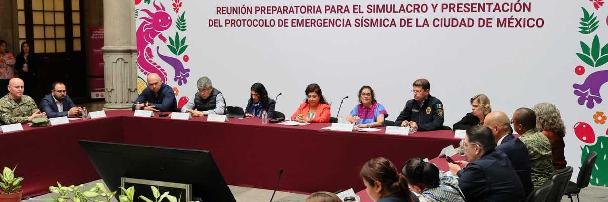PRESENTAN PROTOCOLO DE EMERGENCIA SÍSMICA PARA LA CDMX