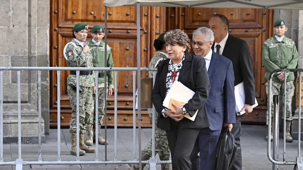 Gobernadora Delfina Gómez Álvarez se reúne con el Gabinete de Seguridad Federal en Palacio Nacional