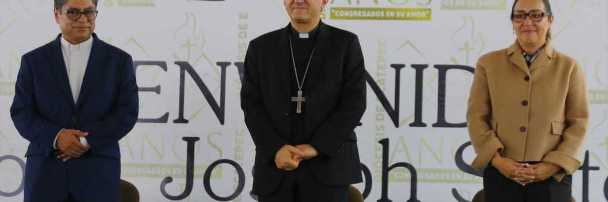 Visita Ecatepec el Nuncio Apostólico en México: monseñor Joseph Spiteri, nuncio apostólico en México