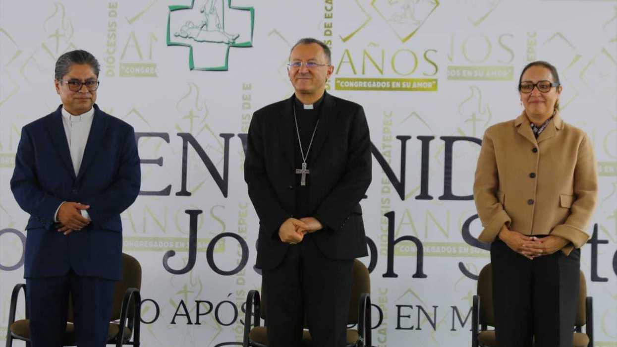 Visita Ecatepec el Nuncio Apostólico en México: monseñor Joseph Spiteri, nuncio apostólico en México