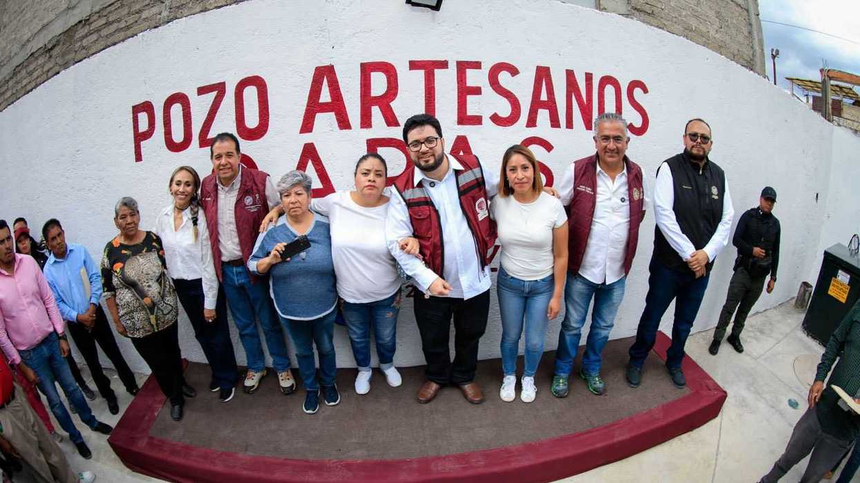 Gobierno municipal entrega modernización del pozo artesano en Naucalpan, estado de México