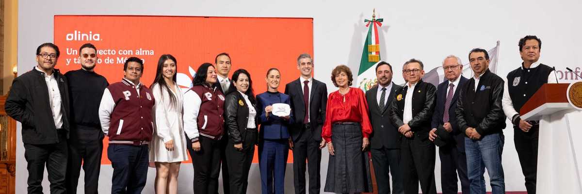 Presentan emblema de Olinia; en septiembre se conocerá diseño de vehículos eléctricos