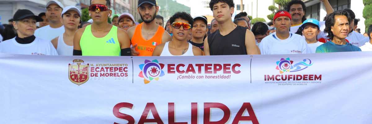 Se realiza la Carrera Nacional por la Salud en Nezahualcóyotl y Ecatepec