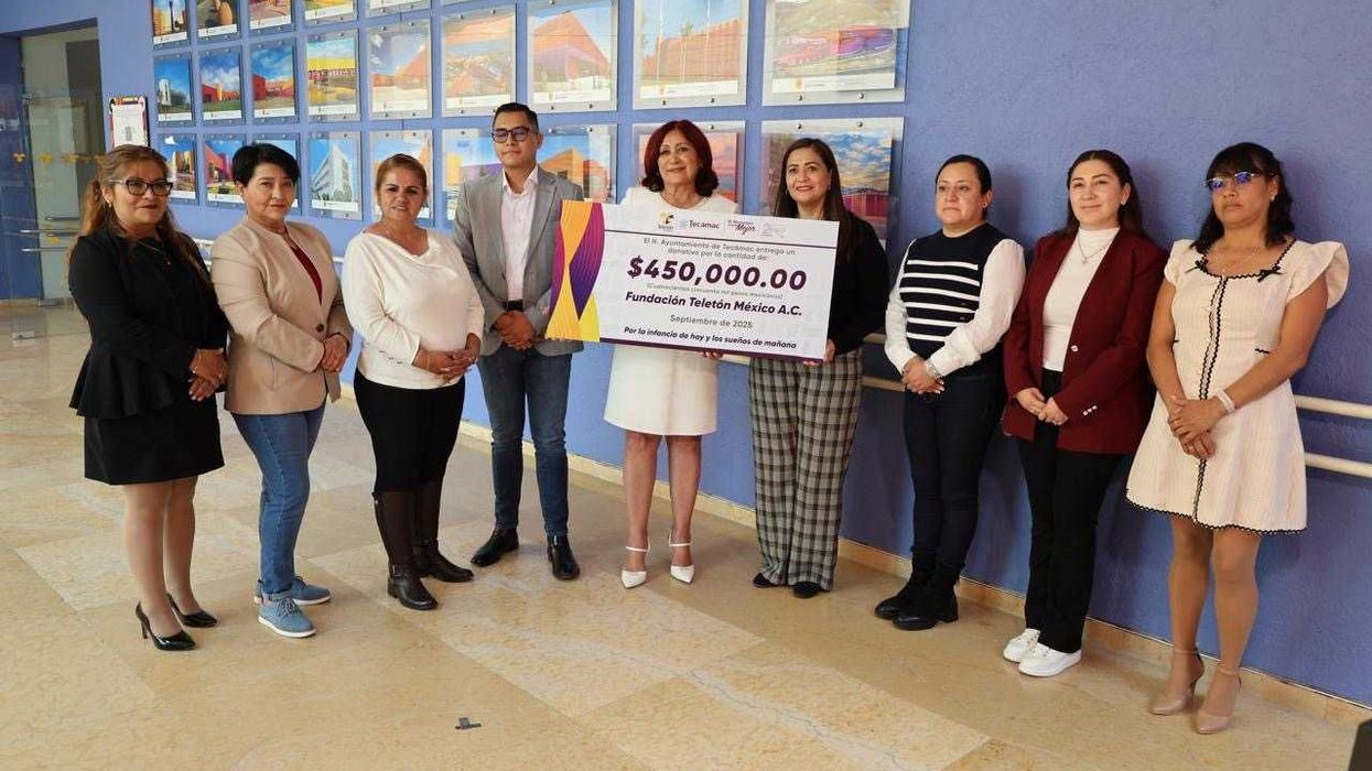 Dona Gobierno de Tecámac 450 mil Pesos a la Fundación Teletón