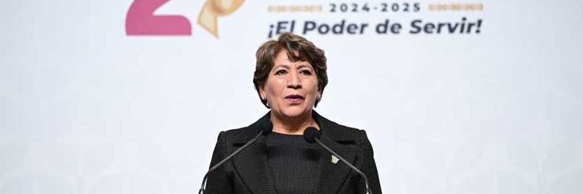 Gobernadora Delfina Gómez entrega Segundo Informe de Labores a Congreso mexiquense