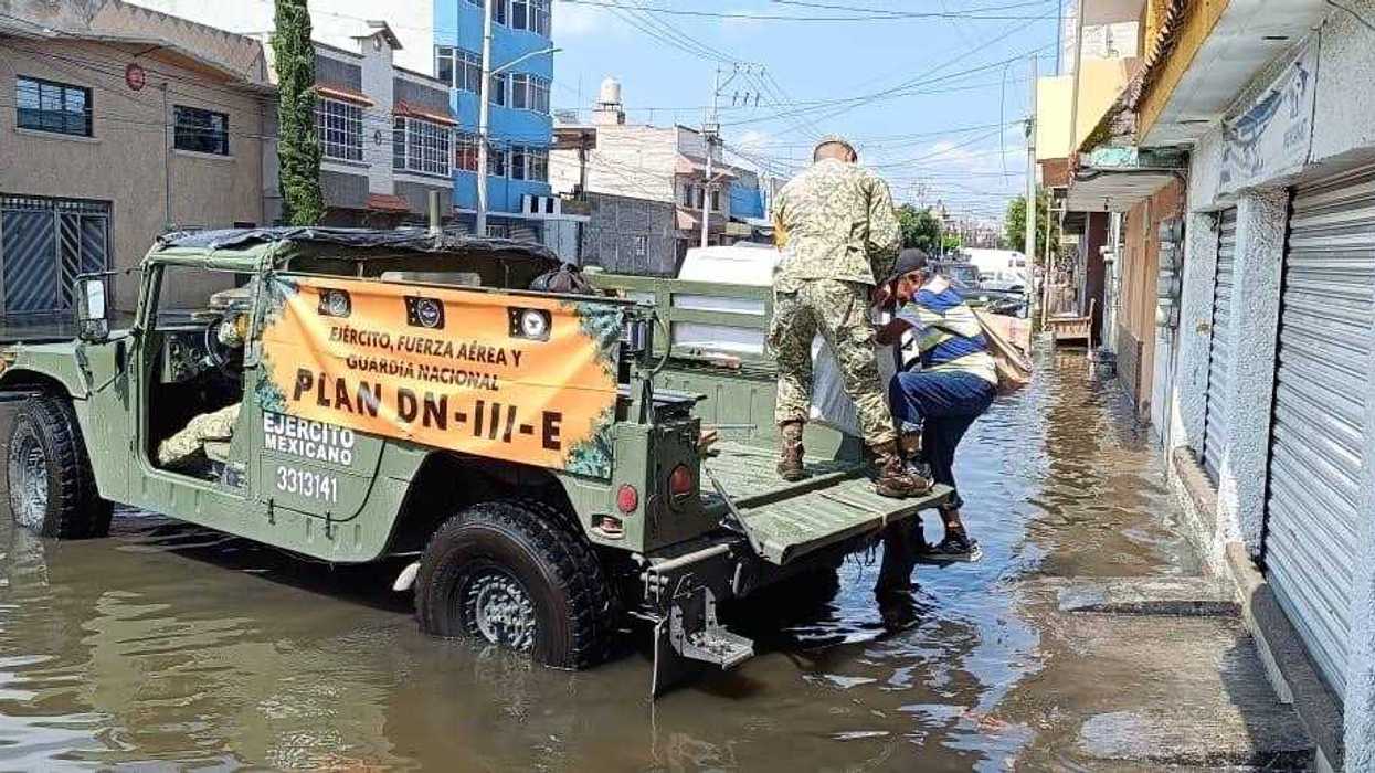 Ejército y Guardia Nacional aplican Plan DN-III-E en Nezahualcóyotl