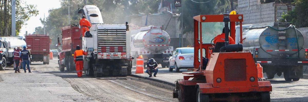 Inicia la rehabilitación del Periférico Oriente en Nezahualcóyotl, Estado de México