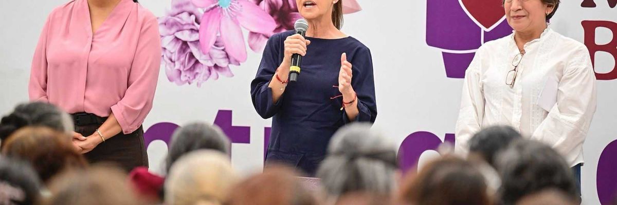 Benefician Presidenta Claudia Sheinbaum y Gobernadora Delfina a 1,300 mujeres con Pensión Mujeres Bienestar en Chicoloapan, Estado de México