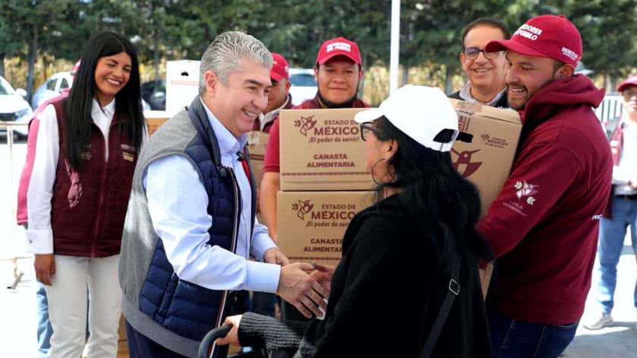 Gobierno de Delfina Gómez entrega 5 mil canastas alimentarias a mujeres de 50 a 64 años
