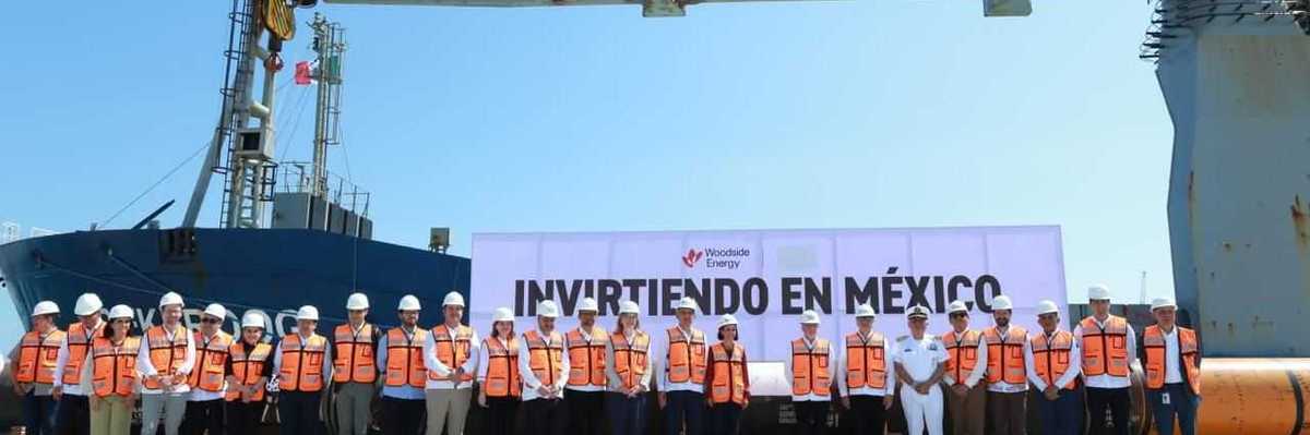 Pemex y Woodside Energy inician actividades del Campo Trión, primer proyecto de aguas ultraprofundas.