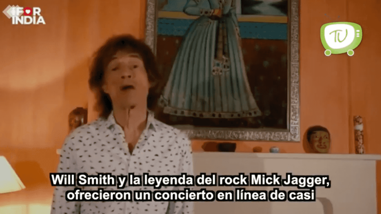 Mick Jagger y Will Smith recaudan fondos contra el coronavirus.
