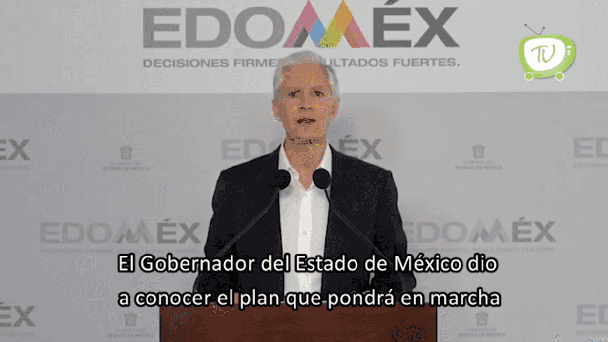 Presenta Alfredo del Mazo plan para retomar actividades.