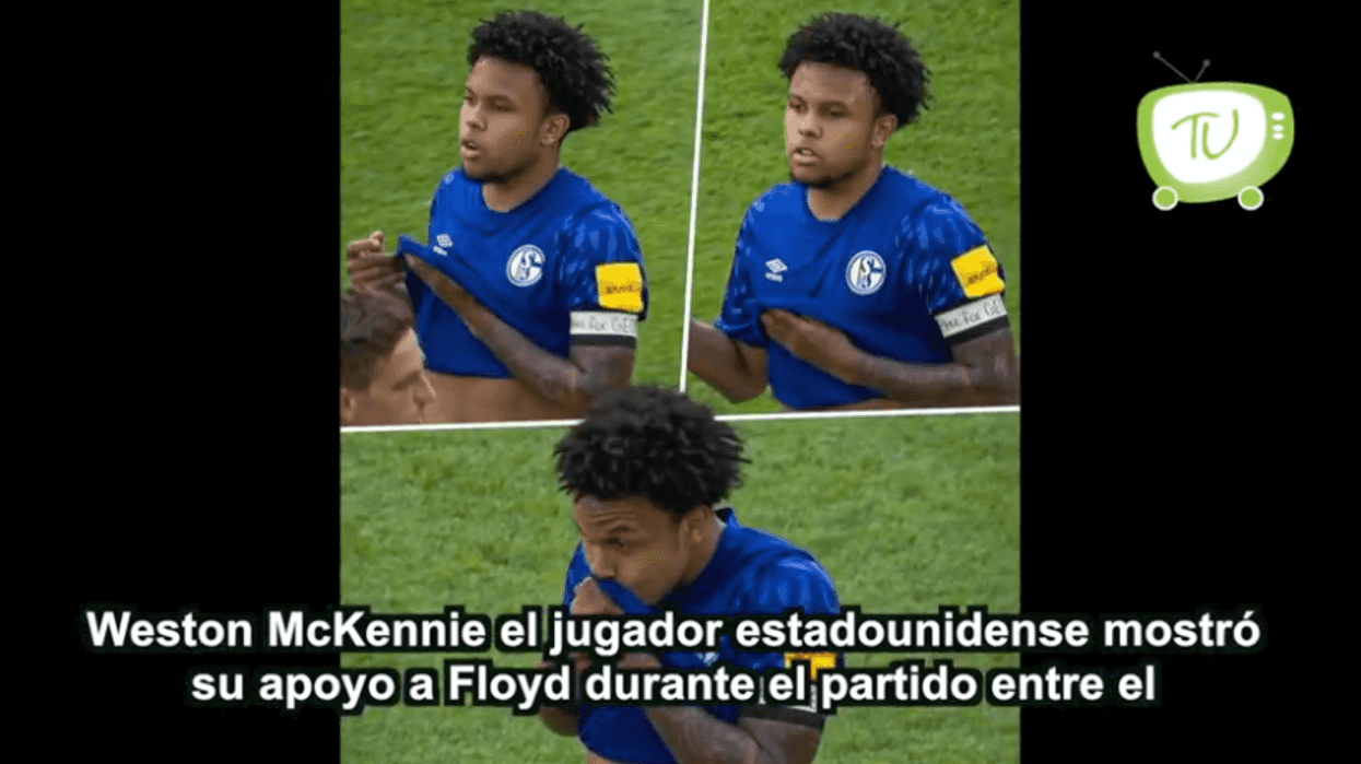 Jugadores de la Bundesliga exigen justicia por la muerte de George Floyd.