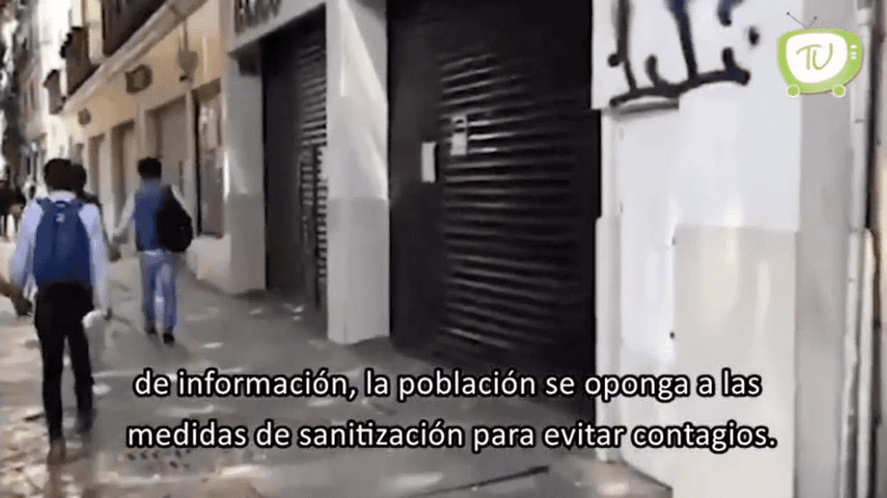 Población se opone a la sanitización en Puebla.