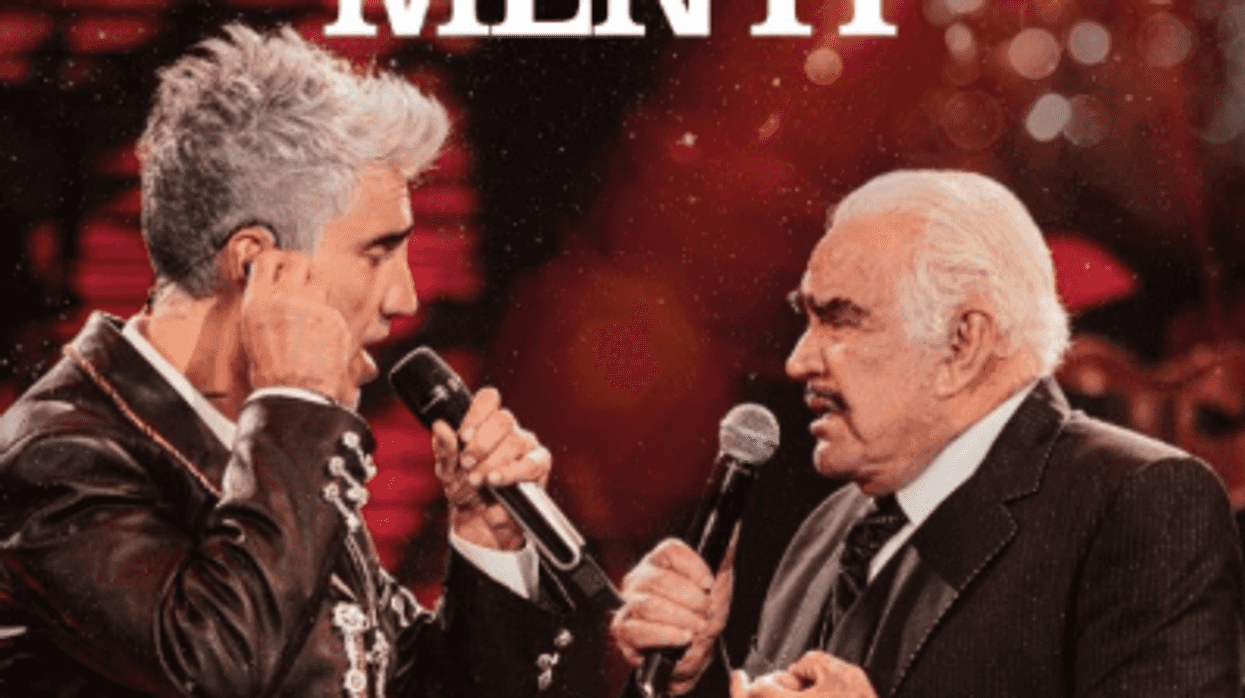 Alejandro Fernández estrena el video "Mentí" junto a su padre Vicente Fernández.