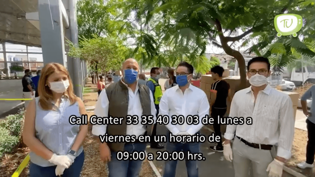 Continúan las entregas de despensas con el programa Jalisco Sin Hambre.