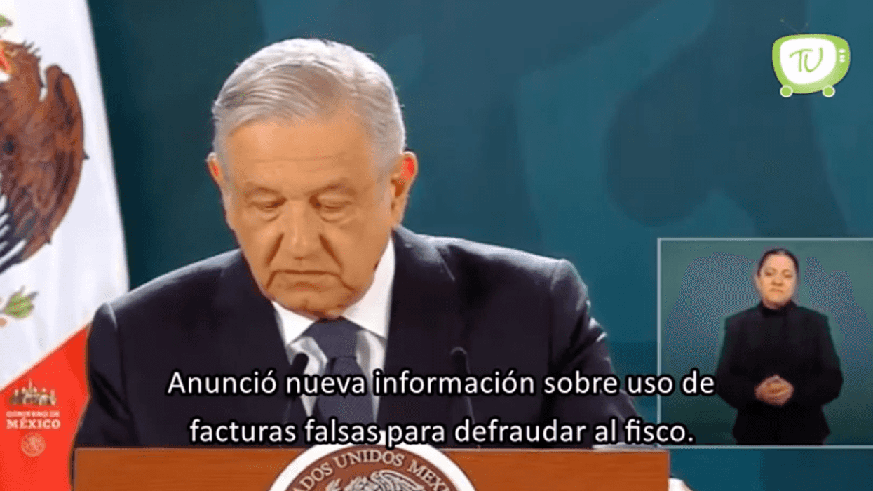 Anuncia AMLO nueva información sobre fraude al fisco.