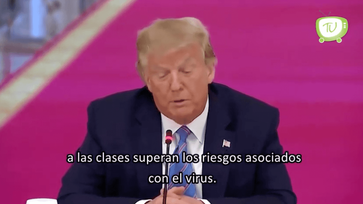 Trump presionará para la reapertura de escuelas.