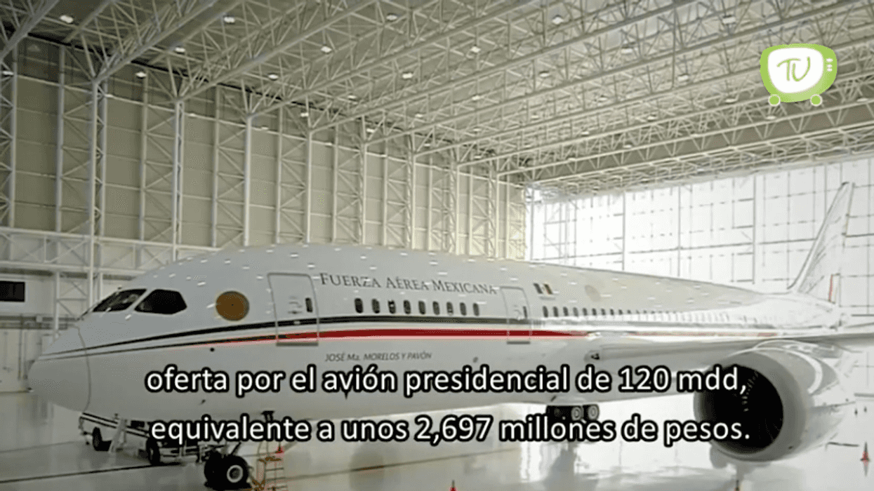 Reciben oferta para comprar el avión presidencial.