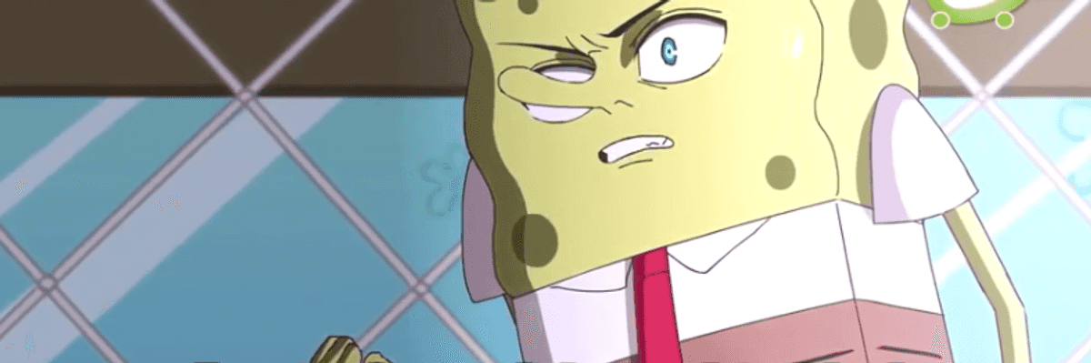 Estrenan primer capítulo de Bob Esponja en versión ánime.