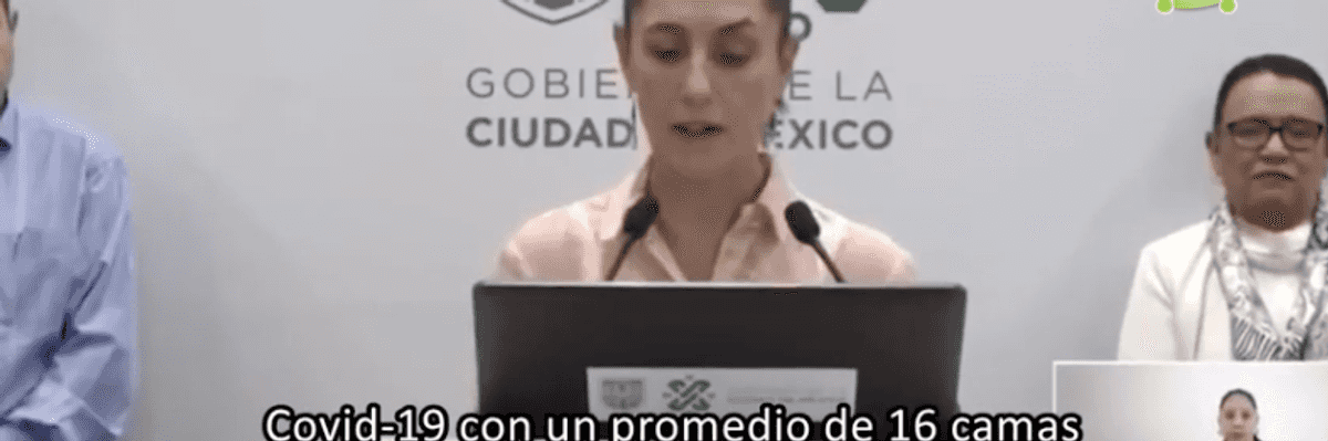 Informa Sheinbaum que el número de hospitalizaciones se mantiene a la alza.