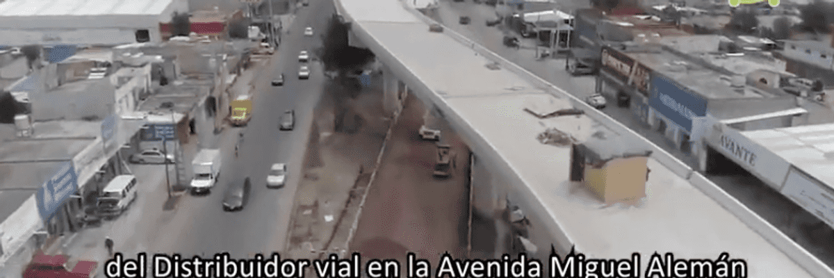 Del Mazo supervisa distribuidor vial del Valle de Toluca.