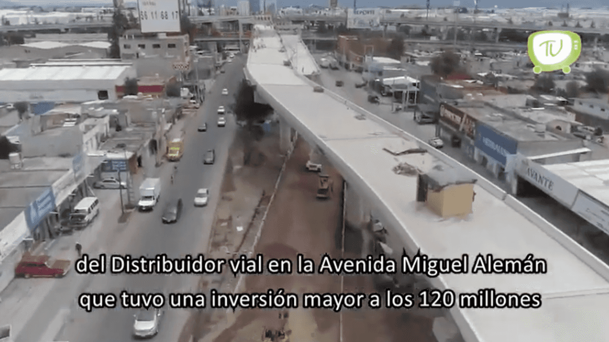 Del Mazo supervisa distribuidor vial del Valle de Toluca.