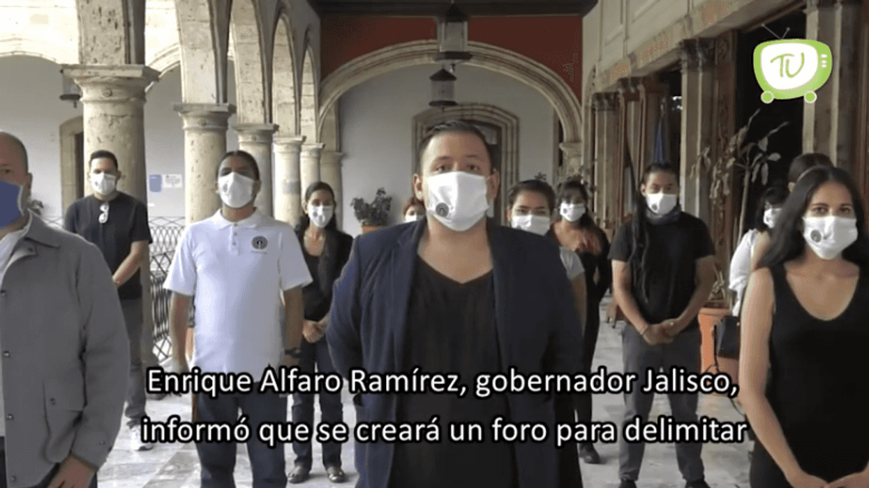 Colectivo #Somos456 y Enrique Alfaro lanzan mensaje.