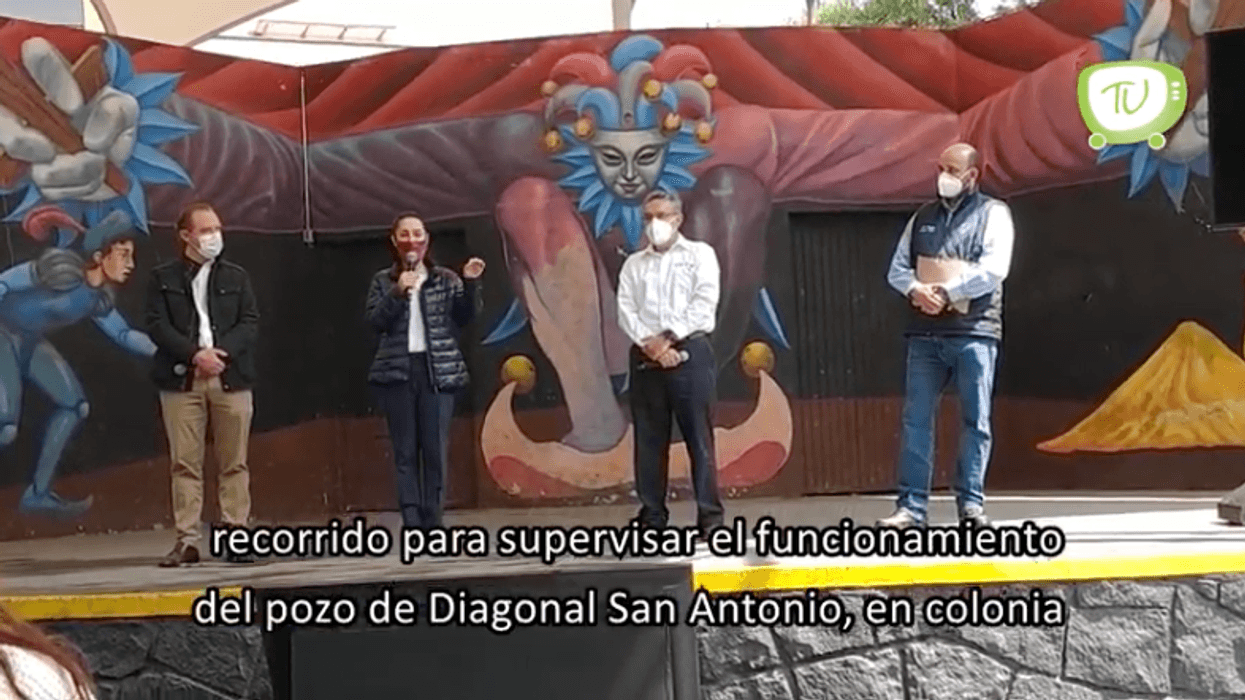 Supervisan funcionamiento del Pozo de Diagonal San Antonio.
