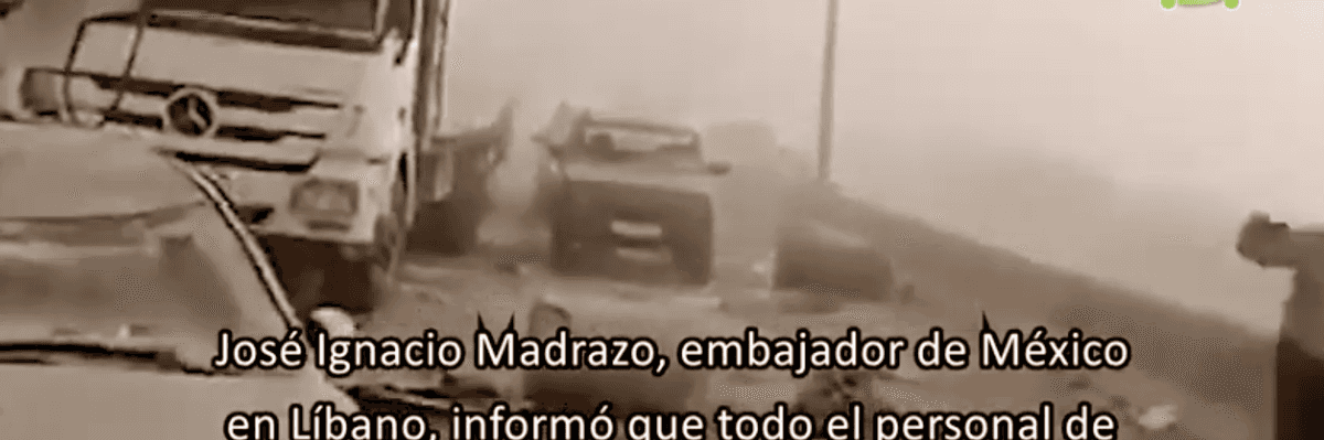 Se registran explosiones en Beirut.