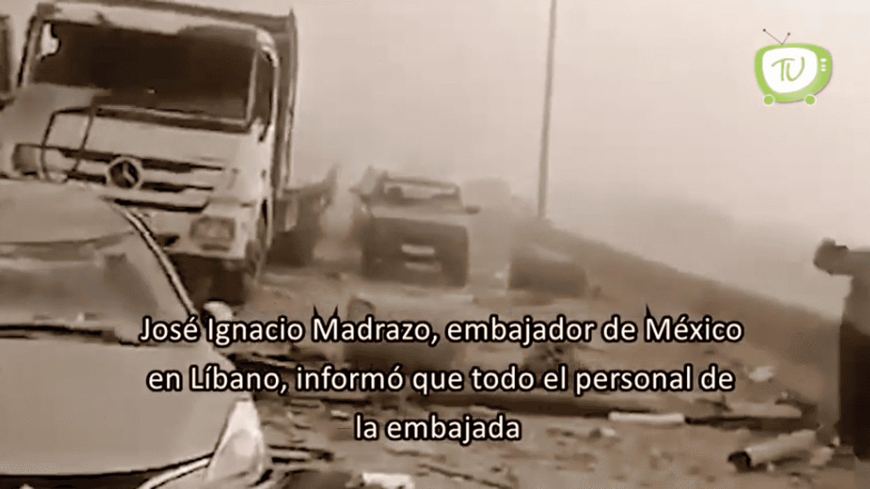 Se registran explosiones en Beirut.