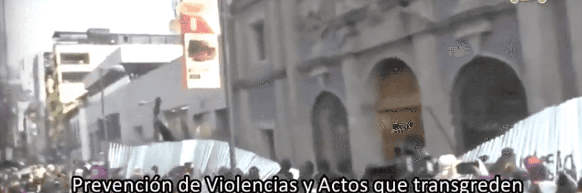 Presentan acuerdo de actuación policial durante manifestaciones y reuniones.