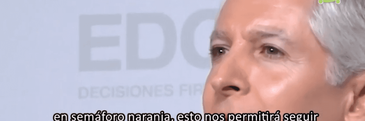 El Estado de México continuará en Semáforo Naranja.