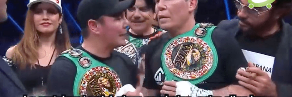 Julio César Chávez regresa al ring a sus 58 años.