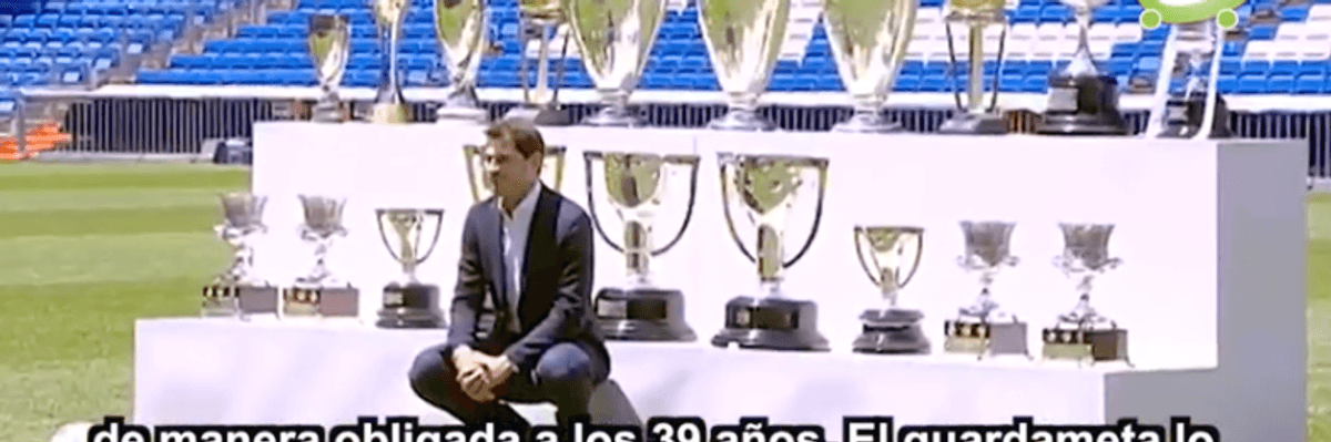 Iker Casillas anuncia su retiro del fútbol.