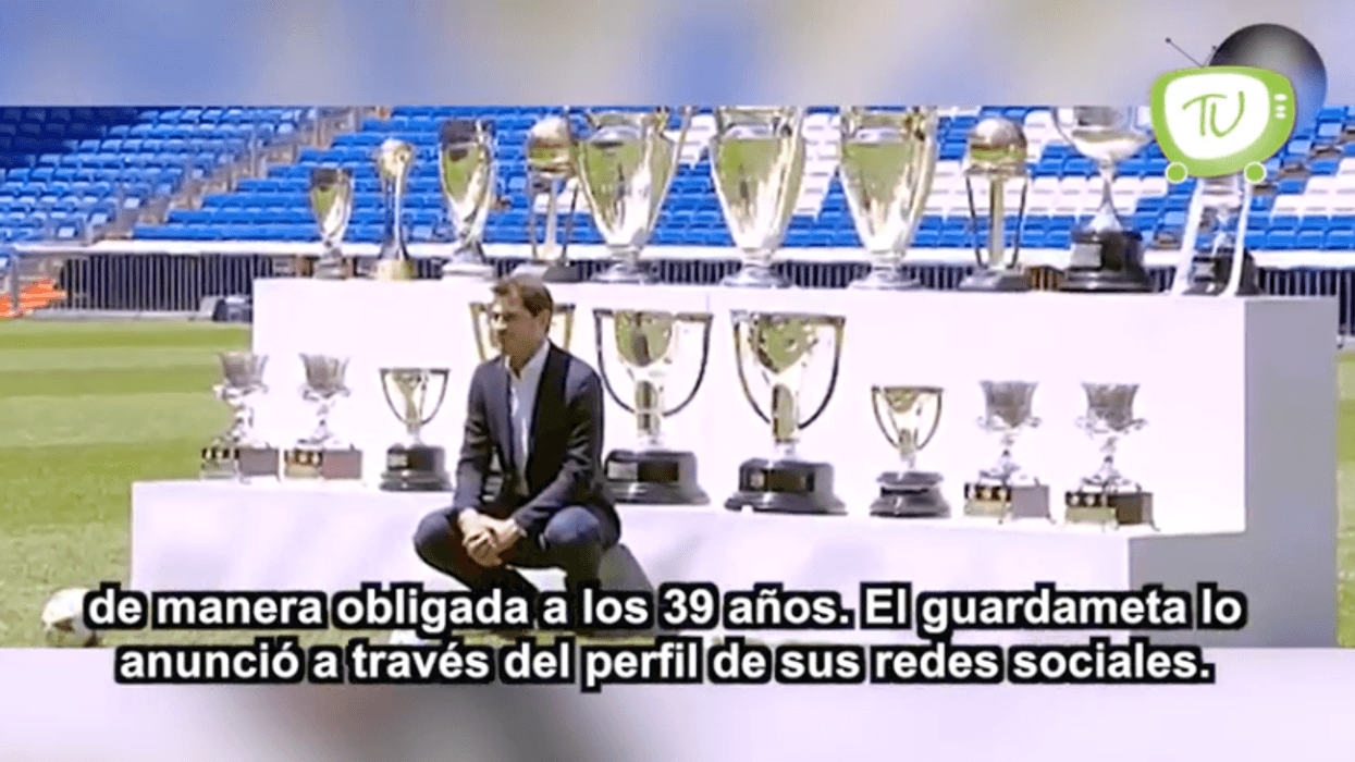 Iker Casillas anuncia su retiro del fútbol.