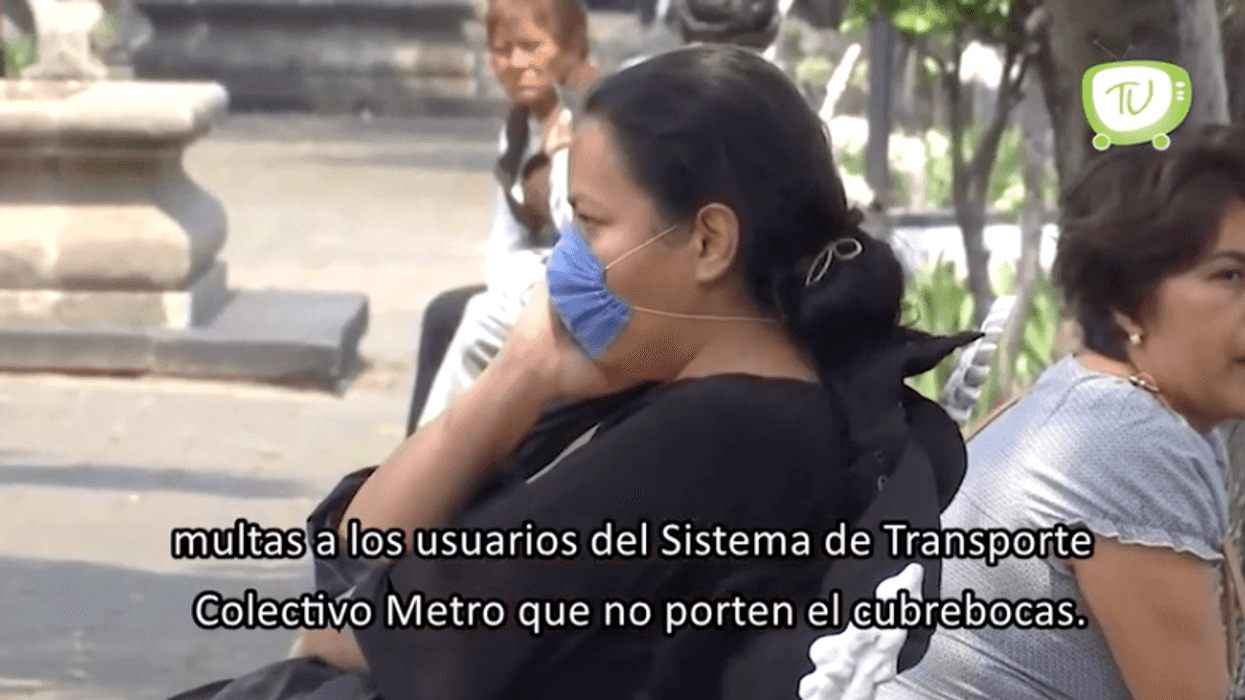 Gobierno capitalino busca hacer conciencia sobre el uso de cubrebocas.