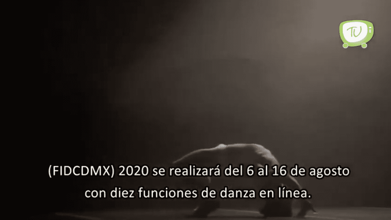 :a 5a edición del Festival Internacional de Danza Contemporánea de la CDMX será en línea.