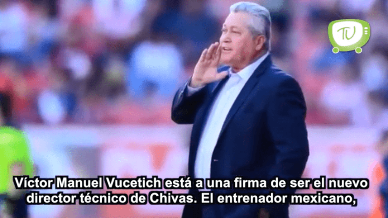 Vucetich a una firma de dirigir a Chivas.