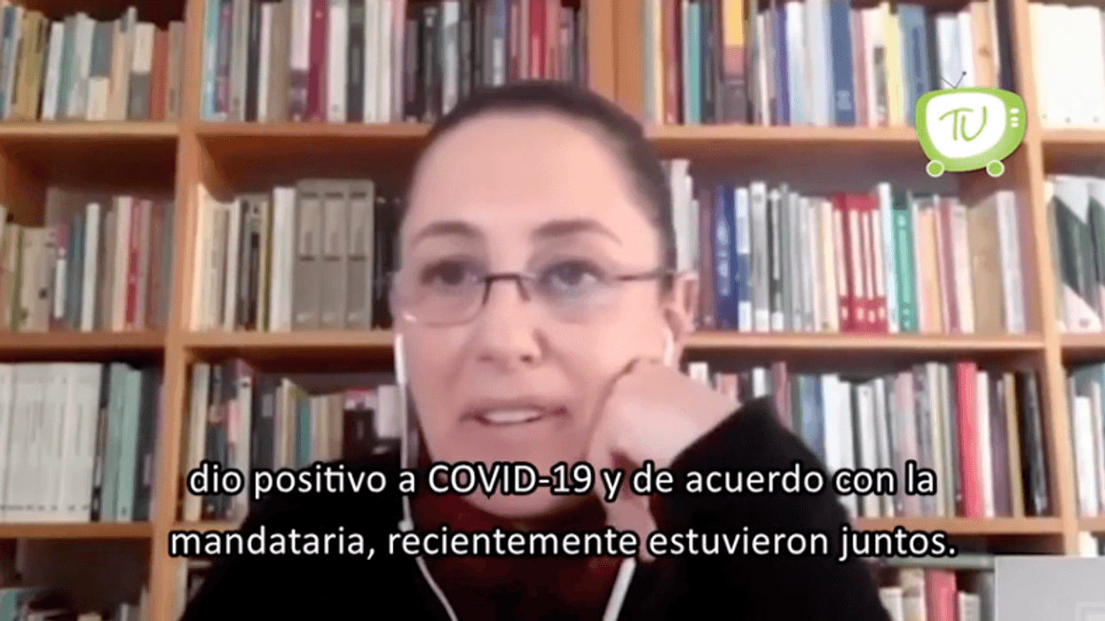 Claudia Sheinbaum ofreció su videoconferencia de prensa desde su casa.