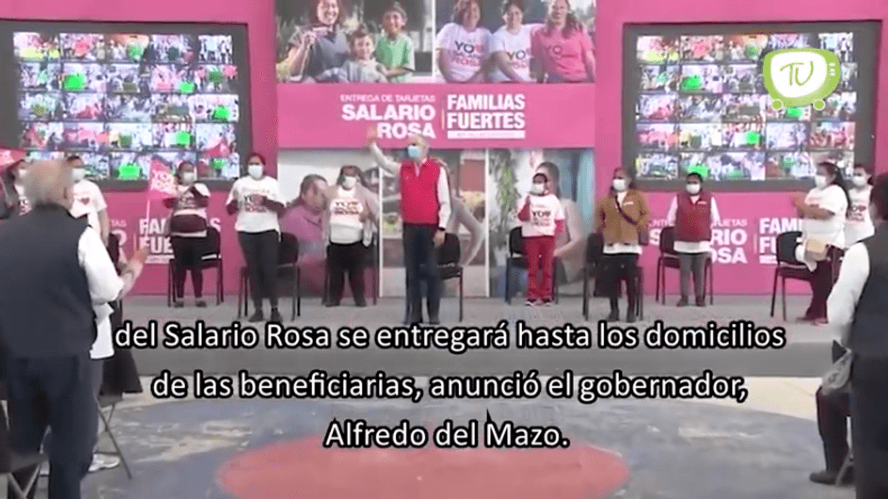Entregarán tarjetas del Salario Rosa a domicilio.