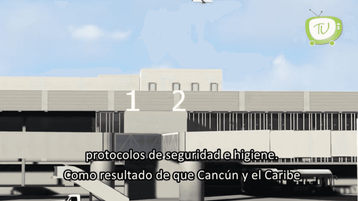 Aerolíneas y hoteles en Cancún, adoptando protocolos de higiene.