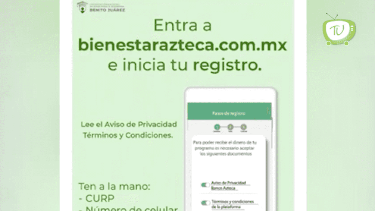 Así puedes cobrar tu Beca Bienestar Azteca.